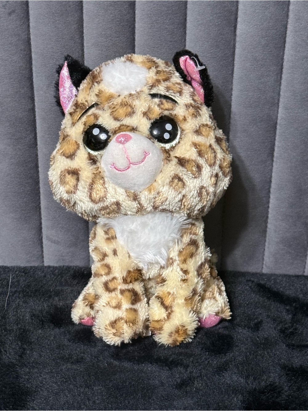 Lil Peepers Leopard Plush Kellytoy Russ Berrie 2021 Spotted Cat Stuffed Animal